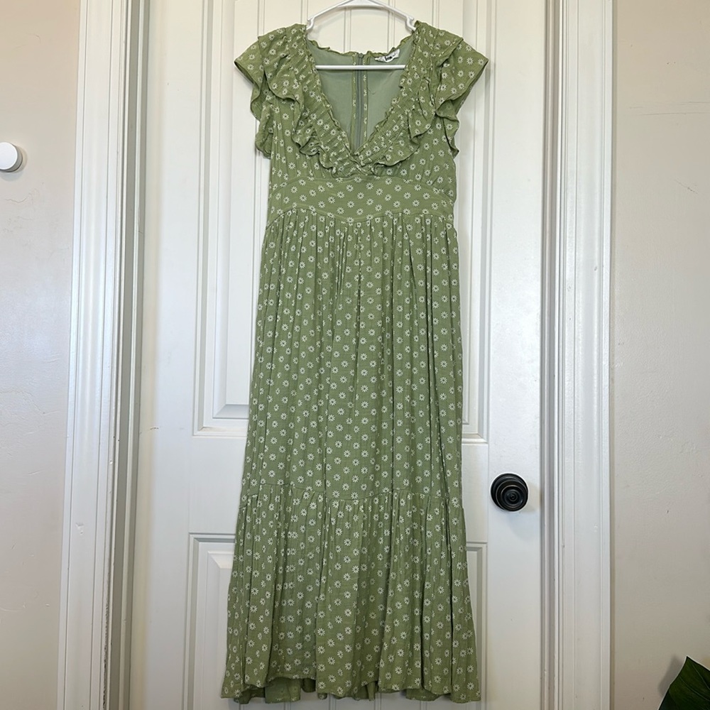 In Loom Mint Daisy Dress L